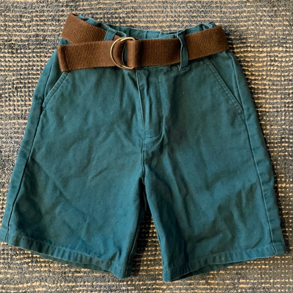 Janie and Jack shorts and belt